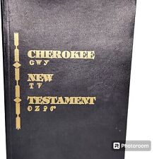 1995 Cherokee New Testament Native American Bible Religious Book Heritage  picture