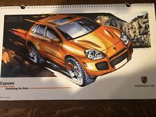 AWESOME 2003 Porsche Cayenne Limited edition calendar picture