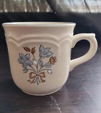 Coffee Mug TeaCup Cordella Stoneware Bluet Pattern Made in Japan Vintage 10 OZ picture
