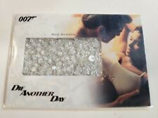 2008 JAMES BOND 007 IN MOTION DIE ANOTHER DAY BED SHEET RC20 RELIC CARD #299/375 picture