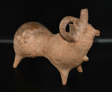 Rare Large Ancient Amlash Terracotta Animal Rhyton Circa 	1200 BC to 800 BC picture