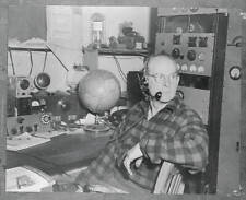 Garrett Dillenback Using the Radio 1955 Photo - Slingerlands, New York: Garrett picture