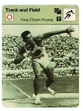 Yang Chuan Kwang - Track and Field   Sportscasters Card  picture
