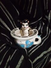 Vintage ceramic skunk ashtray, “for a little butts and big stinkers  picture