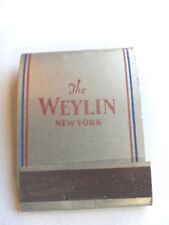 The Weylin New York  The Caprice Room Matchbook 