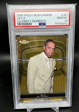 Jay-Z 2005 Topps Finest Boxloaders #JZ1 Celebrity Moments RC Card /399 PSA 10 picture