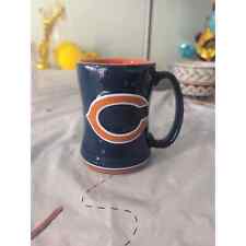 NFL Chicago Bears Mug Coffee Cup 14 oz Ceramic Blue w Orange Logo picture