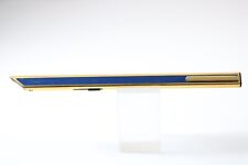 Vintage Aurora Thesi Lacquered Blue/Gold Plated Ballpoint Pen picture
