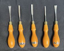 Robert Sorby Vintage Wood Chisel Set 5pc, Sheffield England picture