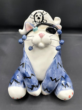 Pirate Cat Kitty Art Pottery Figurine Annaco Creations 2001 Animal See picture