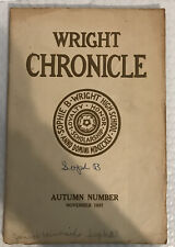 Wright Chronicle-By Students of Sophie B. Wright H.S. New Orleans,LA. Nov. 1937 picture