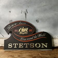 Stetson Vintage Advertising Sign From 1965 picture