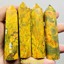Wholesale Lot 4 LbS Natural Realgar Ore Obelisk Tower Wand Crystal Healing Reiki picture