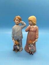 Sleepy Time Children Figurine 1998 Home and Garden Set of Two    picture