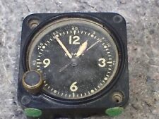 Vintage WWII Waltham Type A-11 A.P. US Army Airplane Clock runs 8 Day Look picture