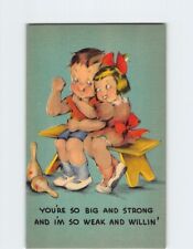 Postcard You're So Big And Strong And I'm So Weak And Willin', Lovers Art Print picture