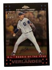 Justin Verlander RC DETROIT TIGERS ROOKIE 2007 Topps Chrome #254 picture