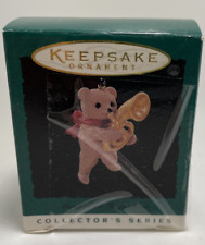 Vintage Christmas Ornament Hallmark March Of Teddy Bears 1996 Miniature picture