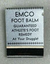 Vintage Emco Foot Balm Matchbook Matches picture