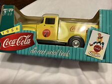 COCA-COLA VINTAGE 1997 ERTL 1956 REPLICA FORD PICK-UP DIECAST TRUCK--BANK 1:24 S picture