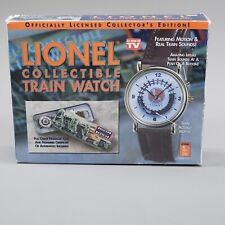Lionel Collectible Train Watch With Sounds  & Moving Train New Original Box picture