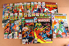 The Invaders Marvel Comics # 19 to 41 Run Plus Annual # 1 Very Good Condition picture