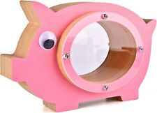 Wooden Piggy Bank, Personalized Piggy Bank for Kids Money Box, Wooden Coin Bank  picture