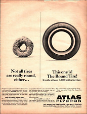 Vintage Look Magazine Ad ATLAS PLYCRON Tires 1965 Ad a2 picture