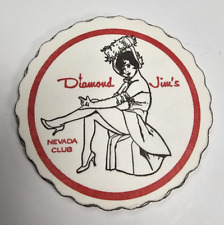 Vintage Diamond Jim's Nevada Club Coasters - Lot of 6 As Is picture