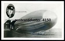Airship GRAF ZEPPELIN 1928 Dirigible Dr. Hugo Eckener. Real Photo Postcard picture
