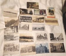 Huge Lot Antique Some RPPC ? Maine ME Postcards 20 Augusta Bar Harbor Bridgton + picture