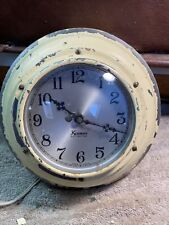 Vintage Kenmore Electric Time Wall Clock Works Original cord and plug. 219 picture