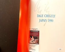 Dale Chihuly autographed signed autograph Japan 1990 softcover catalog book JSA picture