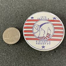 1976 Seattle Seafair Kids Days Travel Souvenir Pin Pinback Button #40486 picture