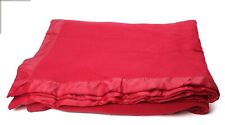 Vintage Amana Woolen Mills Since 1845 Wool Red Blanket 86x108 EUC picture