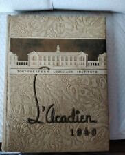 University Of Southwestern Louisiana L'Acadien 1940 Yearbook picture