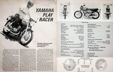 1969 Yamaha R3 Play Racer - 5-Page Vintage Motorcycle Road Test Article picture