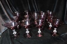 BRYCE AMETHYST SYMPHONY 16 FOOTED GOBLETS 4 SIZES picture