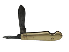 Vintage Antique Remington UMC Brass Easy Open Jack Pocket Knife picture