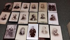 Lot Of 48 Antique CDV & Cabinet Card Photos One Family Estate Ohio  picture