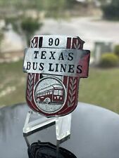 1930s era Texas bus lines bus driver badge picture