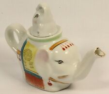 Vintage Miniature Teapot Elephant Circus Sweet 4.5