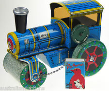  KOVAP ROAD ROLLER TIN TOY SEE VIDEO  RETRO TOY CLOCKWORK WIND UP CZECH TOY picture
