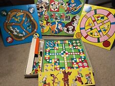 Early Japanese Vintage Nintendo Board Game Mickey Disney Bambi Dalmatians 70’s picture