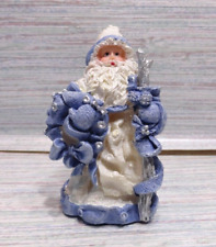 Snow Buddies Santa Wreath and staff Christmas Winter Figurine 3.5 inch picture