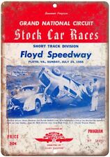 1955 Floyd Speedway Stock Car Races Reproduction Metal Sign A538 picture