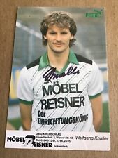 Wolfgang Knaller, Austria 🇦🇹 FC Admira Wacker 1987/88 hand signed picture