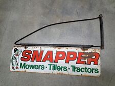 Vintage Snapper Lawn Mower Metal Sign And Hanger picture