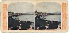 1905 World Series Colorized Stereoview Lucerne and Lake, Switzerland picture