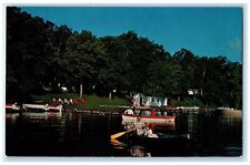 c1960's Royal Oaks Resort Fishing And Canoeing Alexandria Minnesota MN Postcard picture